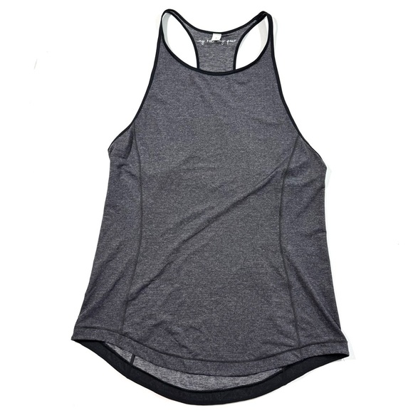 Lululemon Time To Sweat Tank Heathered Black - Picture 1 of 5